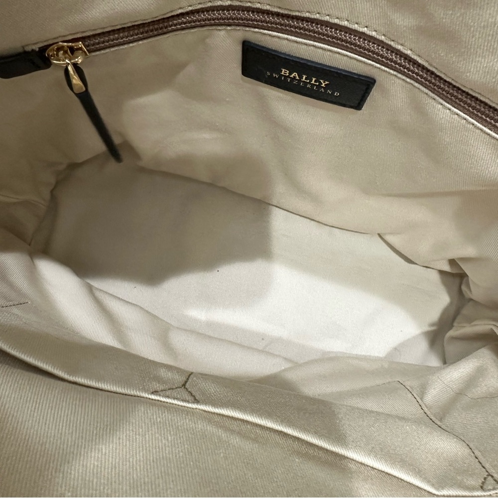 Bally Black Pebbled Leather Tote Bag - Picture 8 of 9